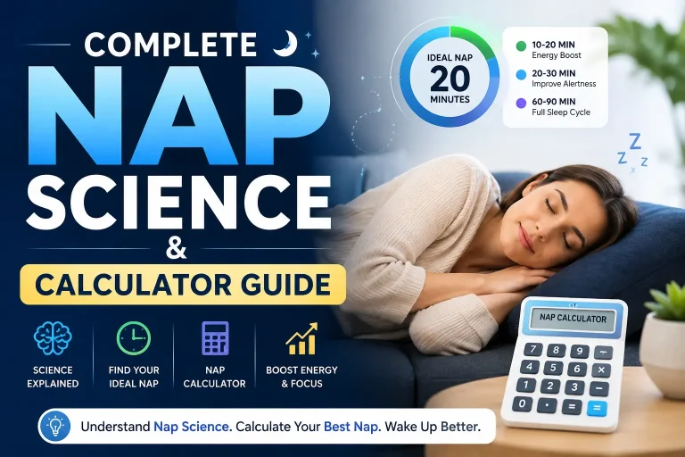 Best Time to Nap: Personalised Calculator Based on Your Wake Time 5 best time to nap