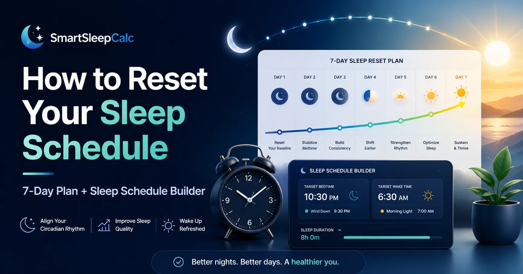 How to Reset Your Sleep Schedule — 3 Scenario-Specific Protocols 1 How to Reset Your Sleep Schedule