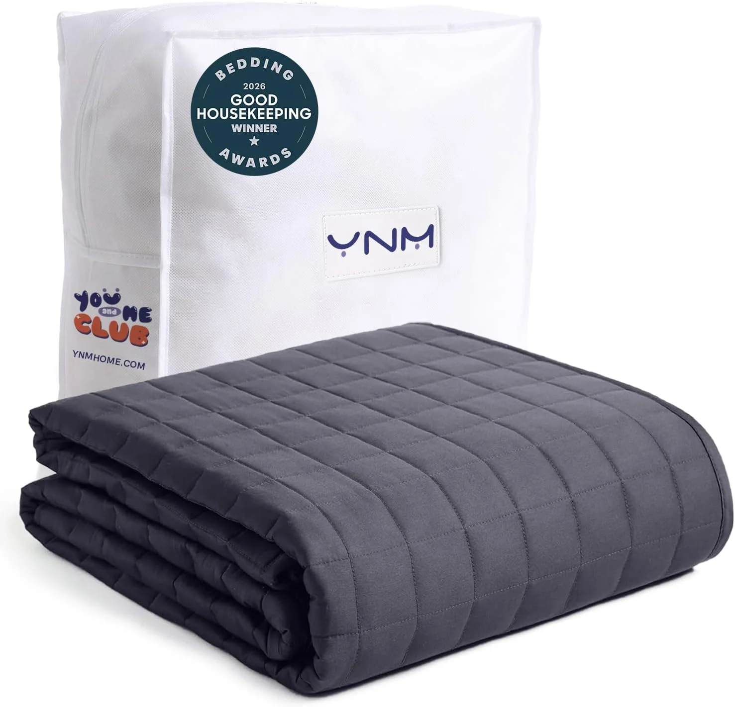Degrees of Comfort weighted blanket for sleep — reduces cortisol and jaw tension that triggers teeth falling out dreams