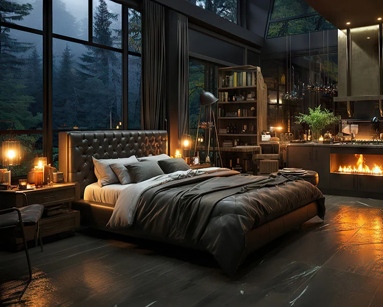 Ideal dark quiet cool bedroom environment for deep N3 sleep cycles