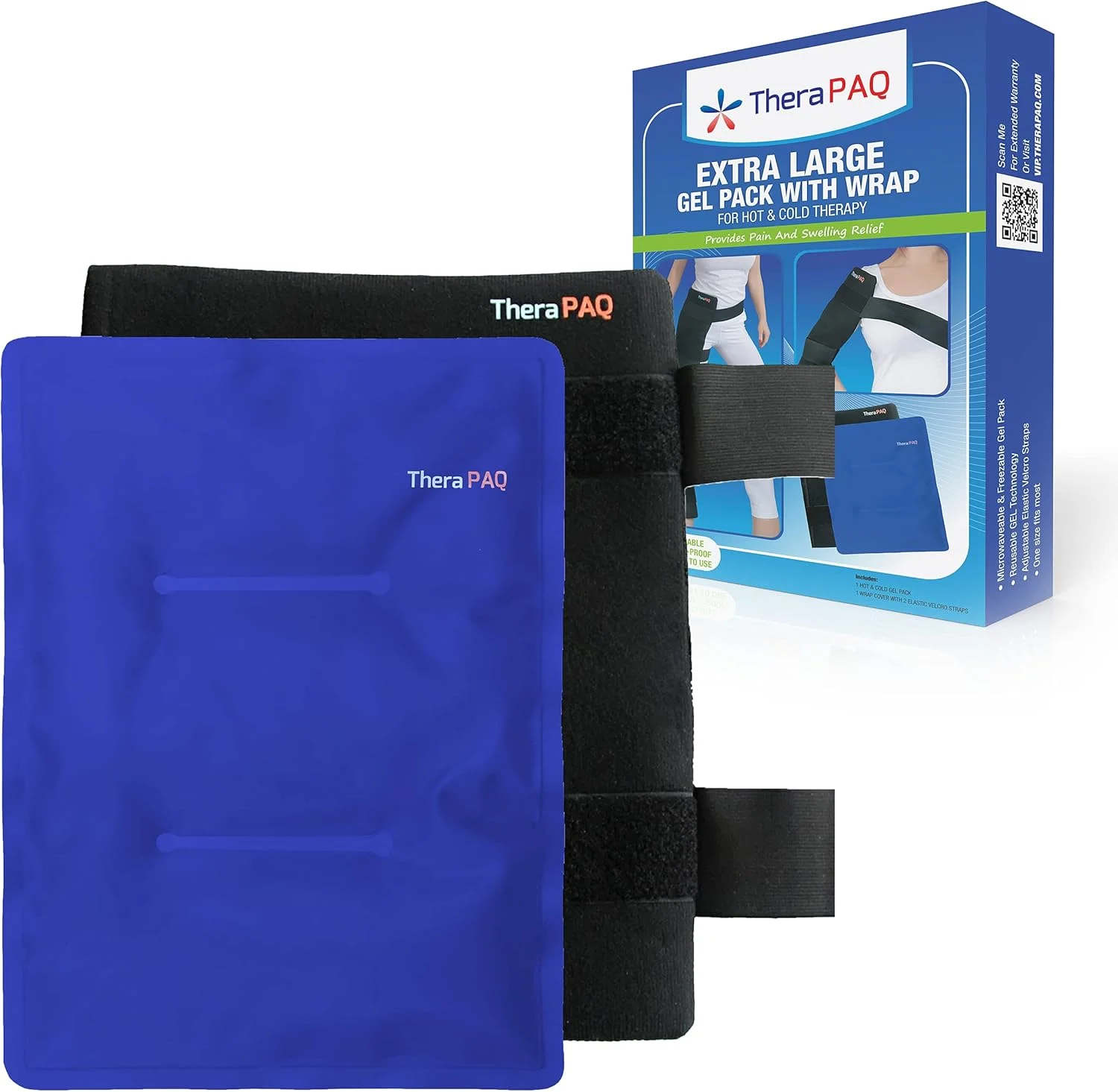 TheraPAQ Hot Cold Therapy Pack for jaw stiffness and wisdom teeth recovery