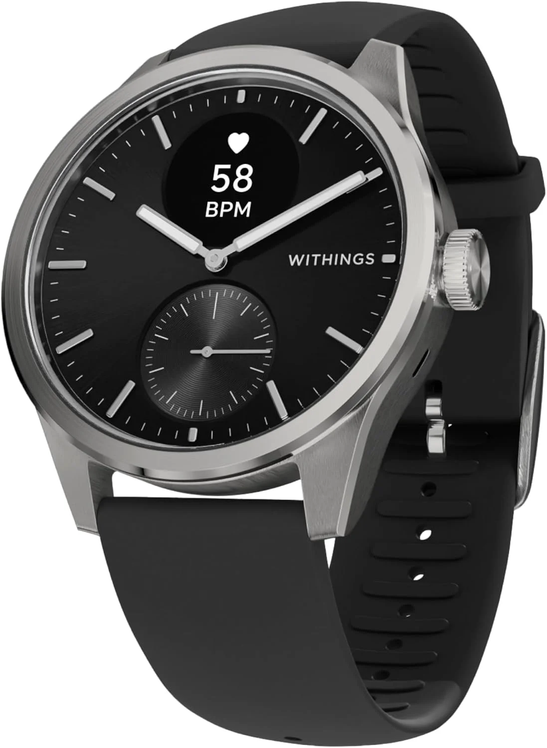 Withings ScanWatch 2 best sleep tracker for sleep quality score cycles REM deep sleep WASO monitoring