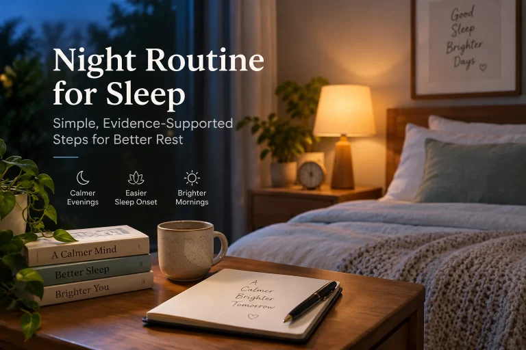 Night Routine for Sleep: A Flexible Wind-Down Plan 5 night routine for sleep