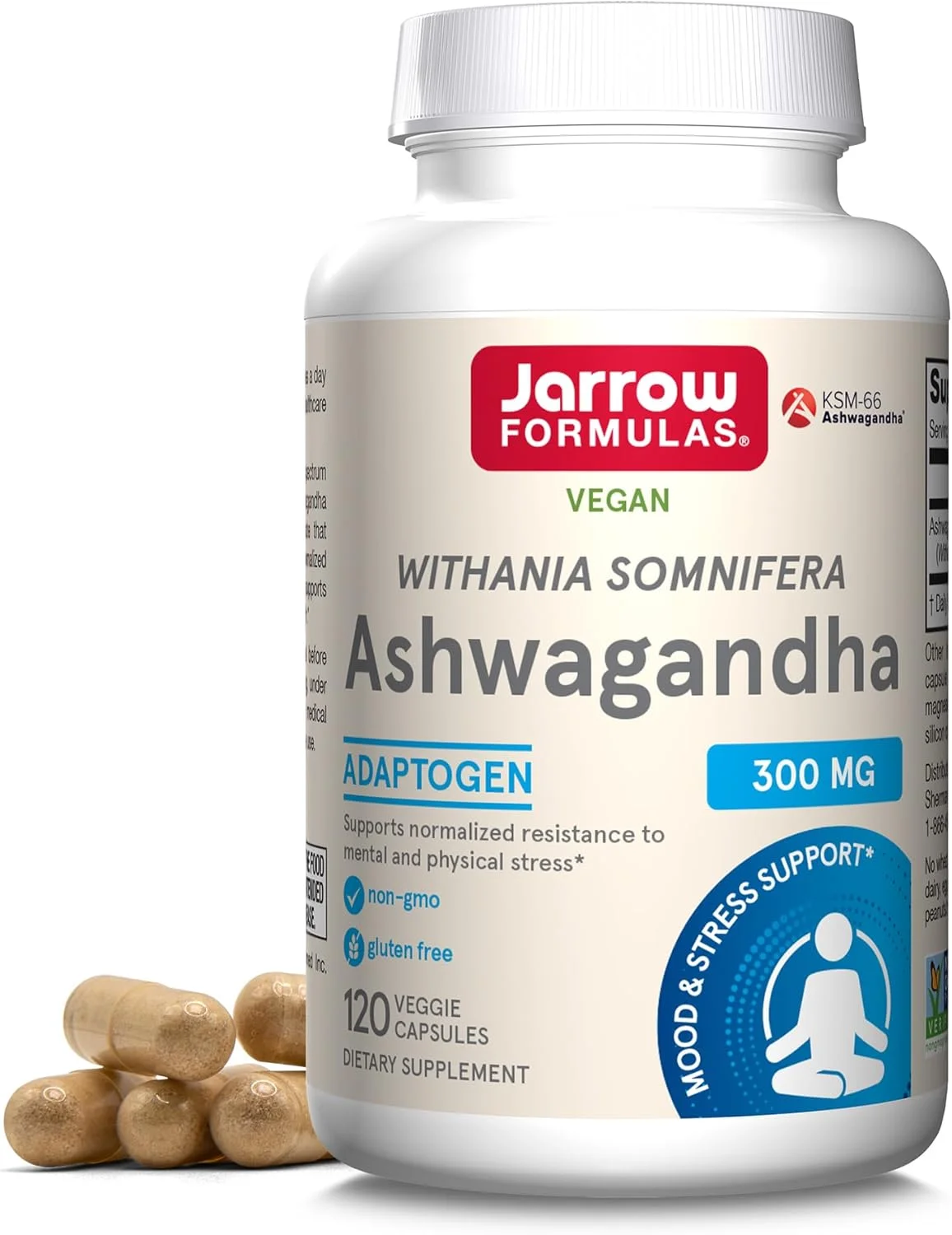 Ashwagandha for Sleep: Dosage, Timing & 2026 Science 1 KSM-66 Ashwagandha by Jarrow Formulas 300mg capsules for sleep