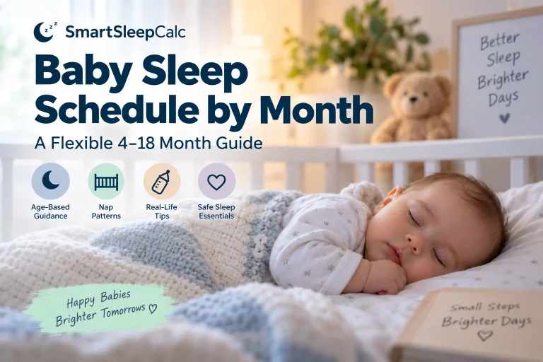 Baby Sleep Schedule by Month: 4–18 Month Guide 1 baby sleep schedule by month