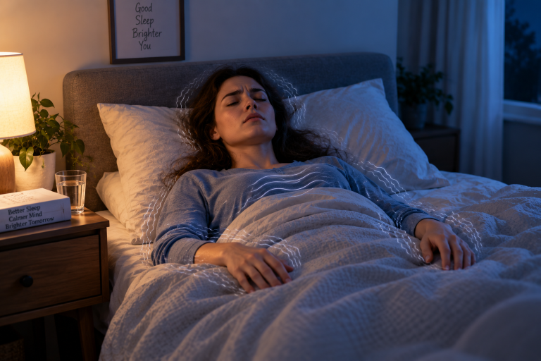 body vibrating while falling asleep