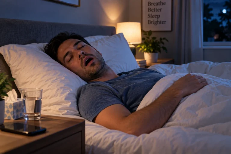 mouth breathing at night