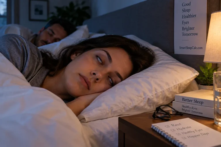 sleeping with eyes open