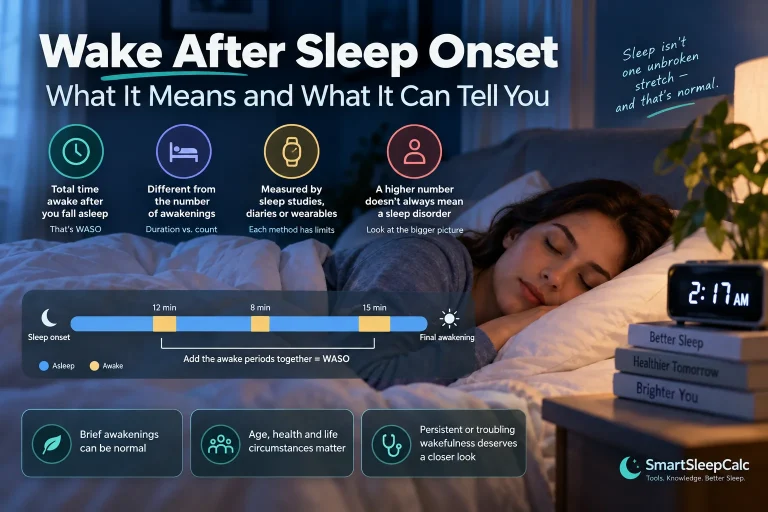 Wake After Sleep Onset (WASO): What the Number Means 5 wake after sleep onset